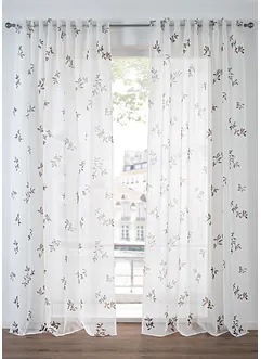 Gordijn met mistletoetakken print (1 stuk), bonprix