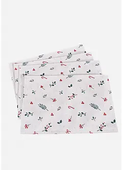 Placemats met kerstmotief (set van 4), bonprix