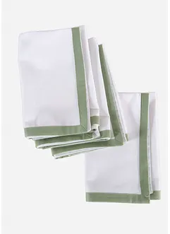 Stoffen servetten van biologisch katoen (set van 4), bonprix