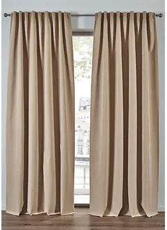 Verduisterend gordijn met gecoate achterkant, ook verkrijgbaar in extra lang (1 stuk), bonprix