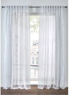 Gordijn met glanzend dessin (1 stuk), bonprix