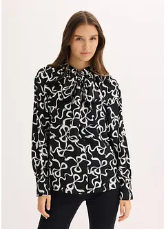 Blouse met strik, bonprix