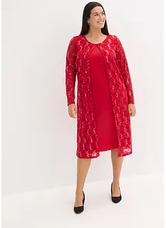 Jurk met kant (2-dlg. set), bonprix