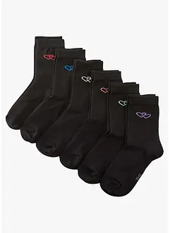 Sokken met biologisch katoen (6 paar), bonprix