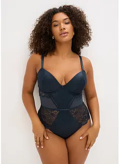 Stringbody met glanseffect, bonprix