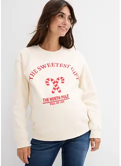 Zwangerschapssweater/voedingssweater van biologisch katoen, bonprix