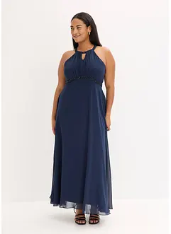 Maxi jurk met parelapplicatie, bonprix