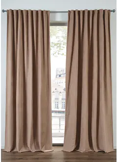 Isolerend gordijn met polar fleece aan de achterzijde (1 stuk), bonprix