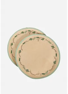 Placemats van biologisch katoen (set van 2), bonprix