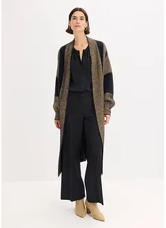 Lang gebreid vest, bonprix