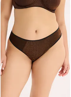 Maxi string van glanzend materiaal, bonprix