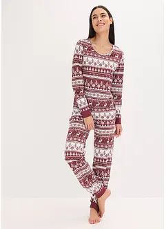 Pyjama van biologisch katoen, bonprix
