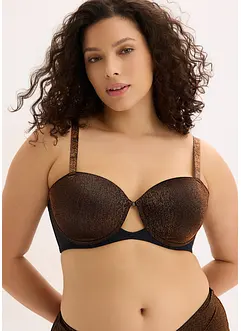 Balconette bh van glanzend materiaal, bonprix