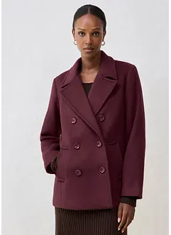 Peacoat in een wolmix, bonprix