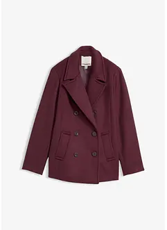 Peacoat in een wolmix, bonprix