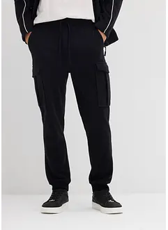 warme cargo broek van fleece, regular fit, bonprix