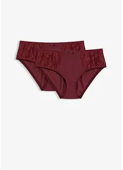 Maxislip met fijn kant (set van 2), bonprix