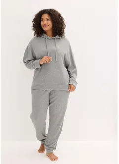 Loungewear huispak van soepele ribstof, oversized, bonprix
