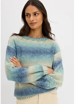Grof gebreide trui van een zachte wolmix, bonprix