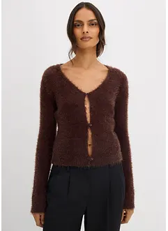 Fijngebreid vest van verengaren, bonprix