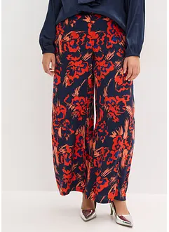 Palazzo broek van lichte viscose-crêpe, bonprix