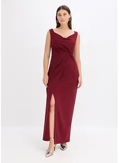 Carmen jurk van gestructureerde crêpe, bonprix