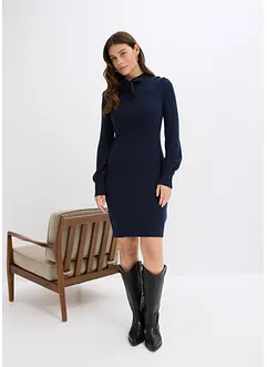 Gebreide jurk in een soepele viscosemix, bonprix