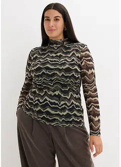 Longsleeve van zacht mesh, bonprix