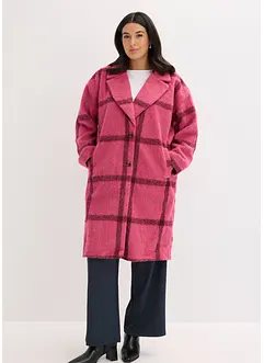 Lange jas in wollen look, bonprix