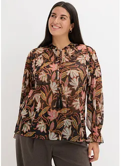 Shirt tuniek van zacht mesh, bonprix