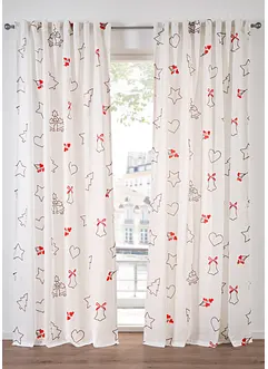 Gordijn met kerstmotief (1 stuk), bonprix