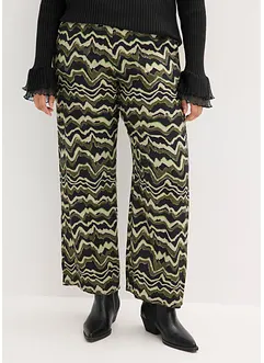 Palazzo broek in een lichte viscose-crêpe, bonprix