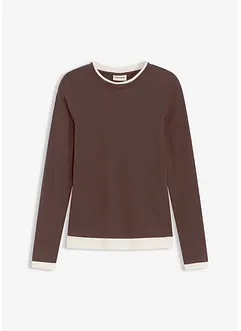 Longsleeve in een katoenmix, bonprix