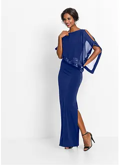 Jersey jurk met pailletten, bonprix