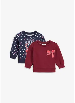 Baby sweater (set van 2) met kerstmotieven, bonprix