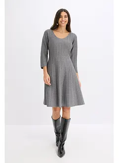 Gebreide jurk in een soepele viscosemix, bonprix