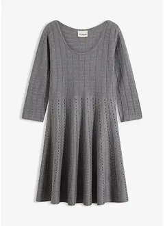 Gebreide jurk in een soepele viscosemix, bonprix