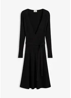 Gebreide jurk in een viscosemix, bonprix