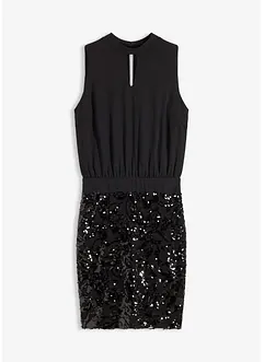 Midi jurk met pailletten, bonprix