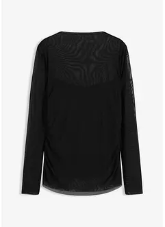 Longsleeve van zacht mesh, bonprix