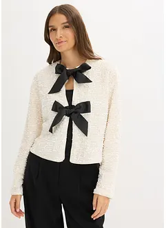 Kort jasje met pailletten, bonprix