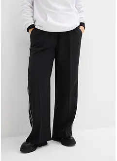 Palazzo broek met sierstreep, bonprix