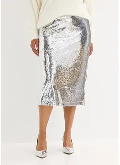 Midirok met pailletten, bonprix