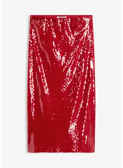 Midirok met pailletten, bonprix