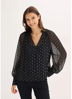Transparante blouse, bonprix