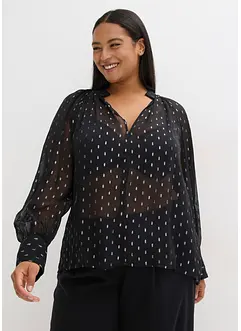 Transparante blouse, bonprix