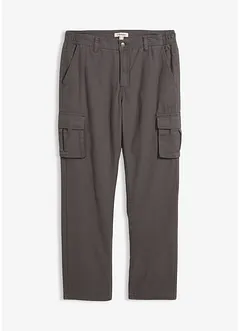 Relaxed fit thermo cargo broek met comfortband, straight, bonprix