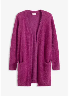 Lang vest in fluffy look, bonprix