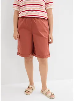 Papertouch bermuda van een katoenmix, bonprix