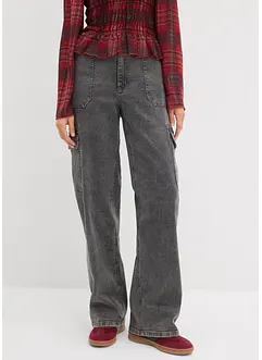 Cargo broek, high waist, bonprix